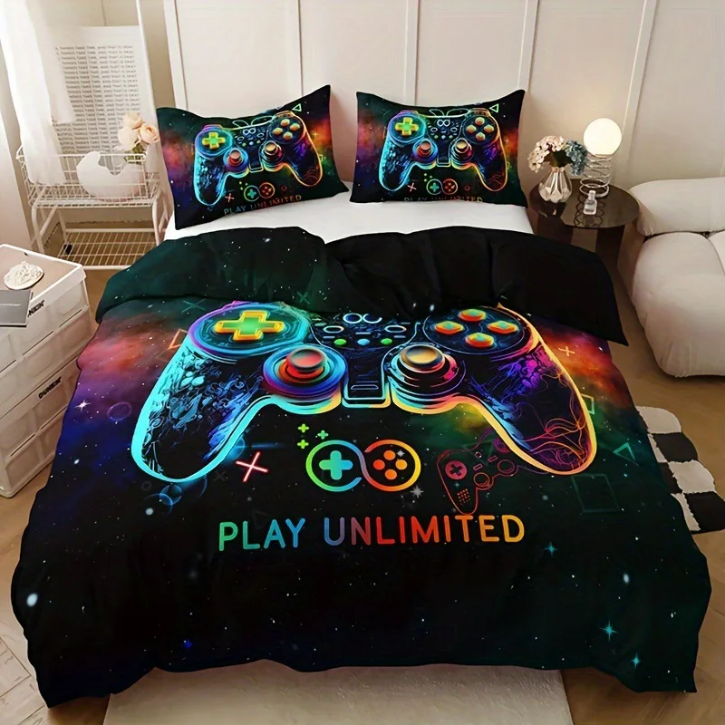 Gaming Console Tower - Game Console Duvet Cover Set For