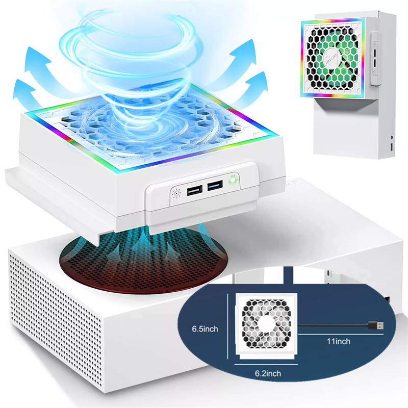 LED Cooling Fan Atmosphere Lig - Gaming Console Xbox Series S recension och pris
