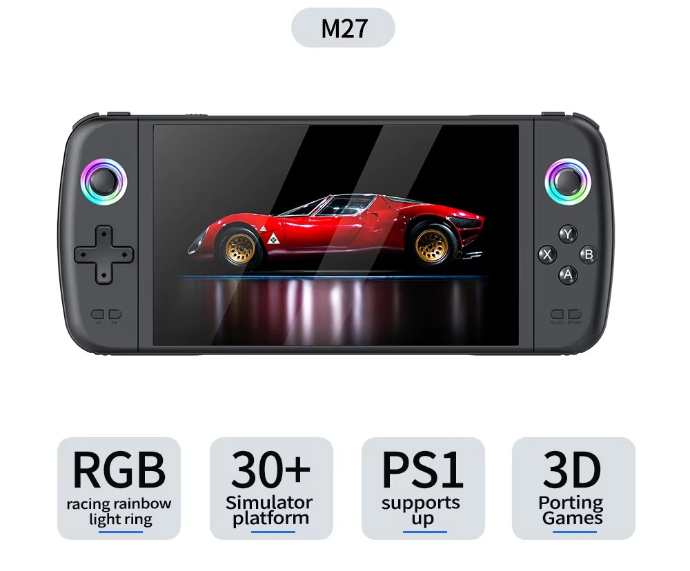 M27 7 Inch Handheld Game Conso - Console Gaming Hand recension och pris