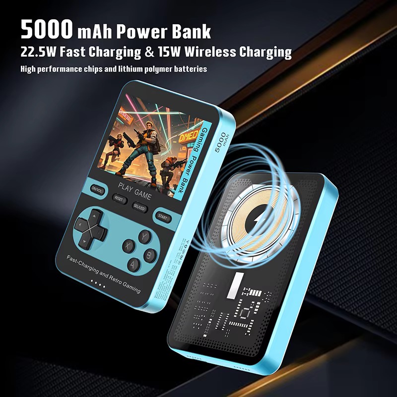 New 5000mah Magnetic Wireless  - Gaming Console Power Bank recension och pris