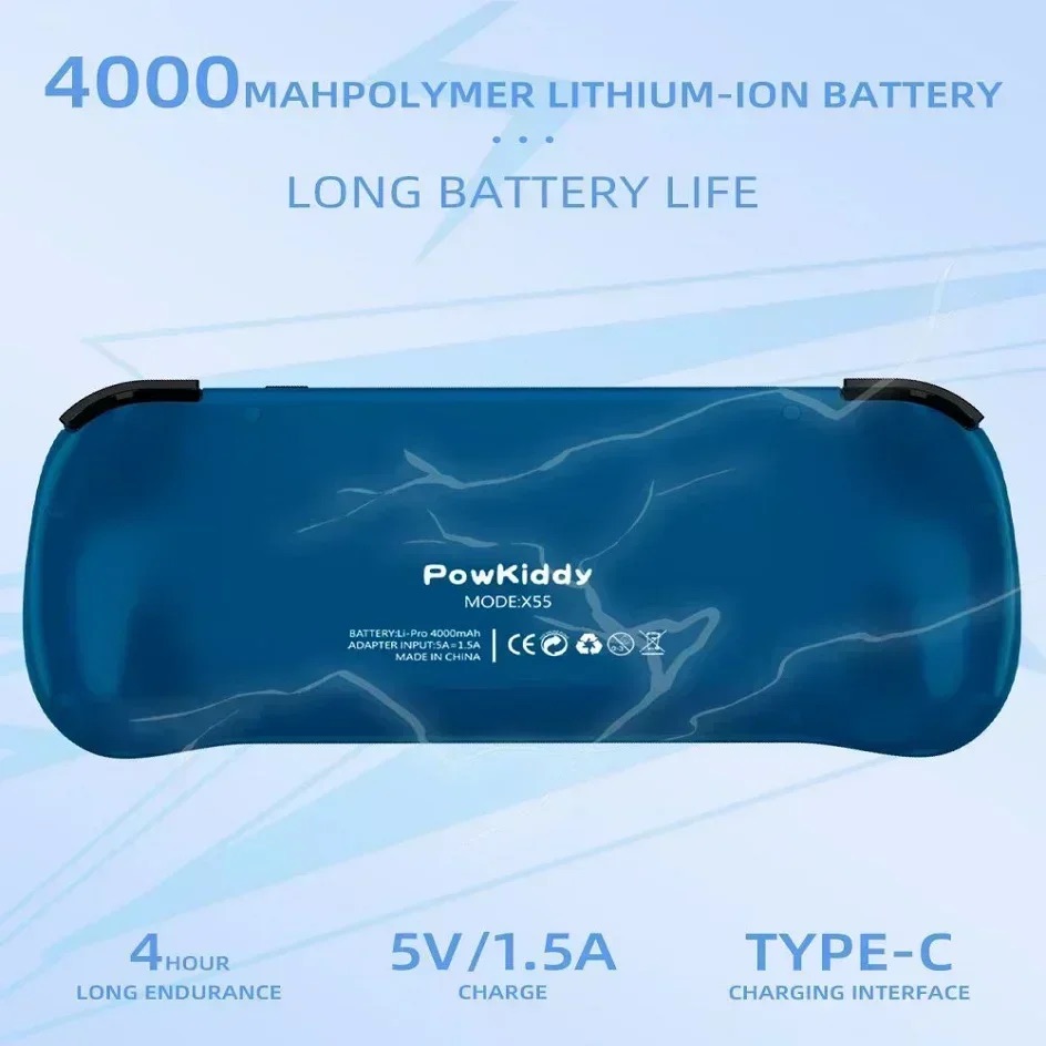 POWKIDDY X55 Handheld Game Con - Gaming Console For Sale recension och pris