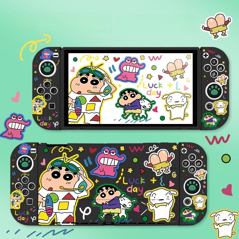 Kawaii Cartoon Crayon Shin-Cha - Gaming Console Nintendo Switch Oled Model recension och pris