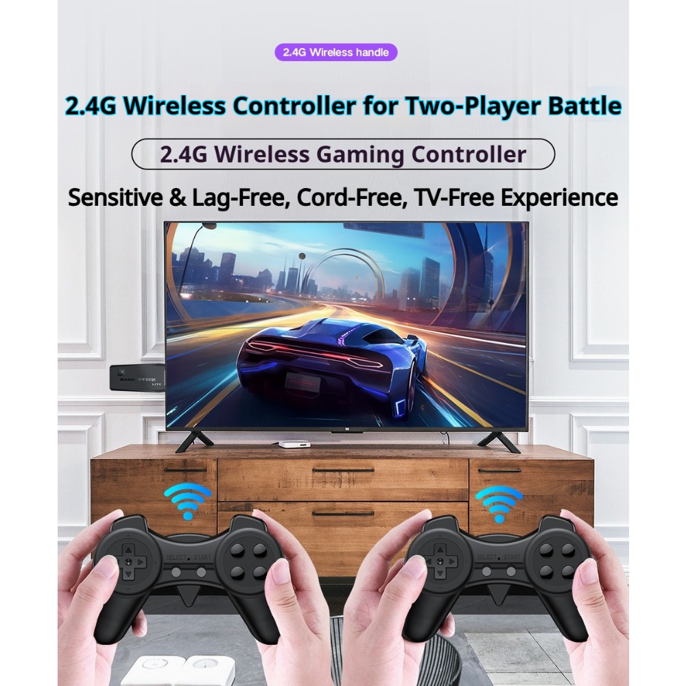 Portable 4K Retro Game Stick C - Gaming Console For Sale recension och pris