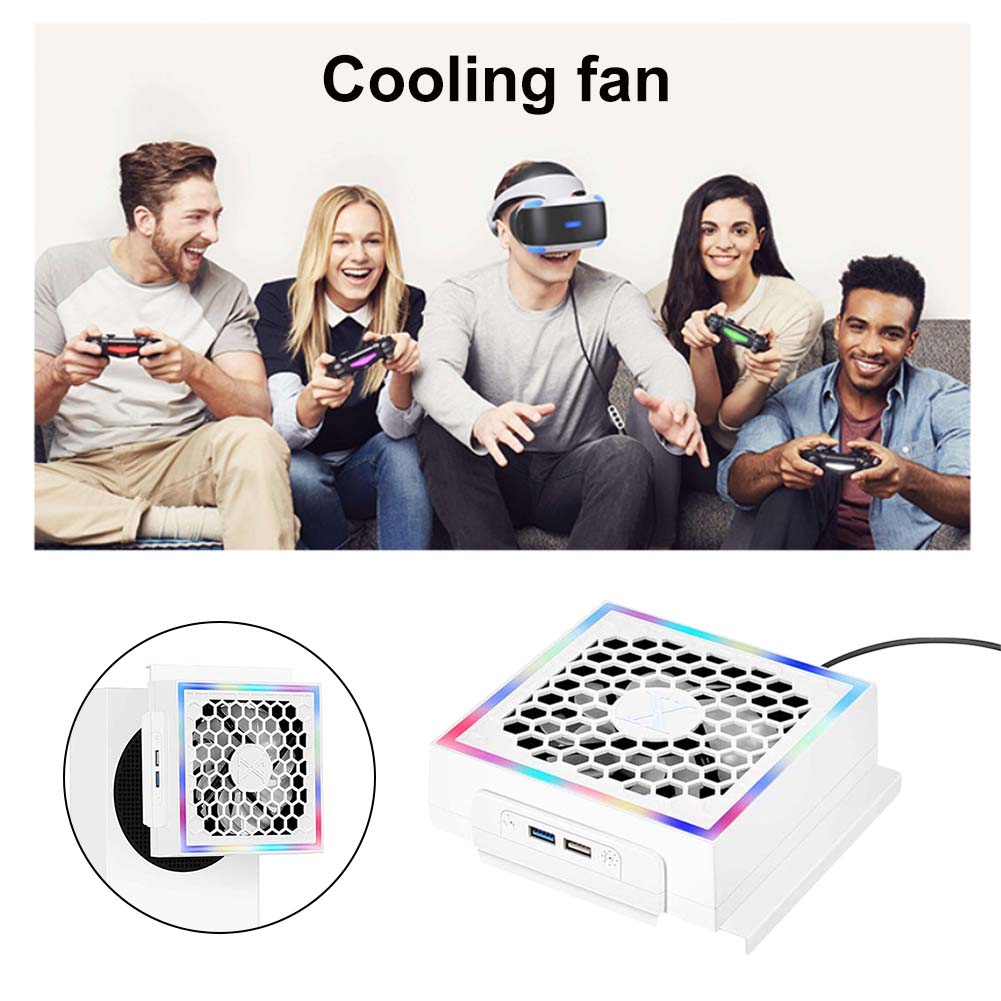 LED Cooling Fan Cooler with LE - Gaming Console Xbox Series S recension och pris