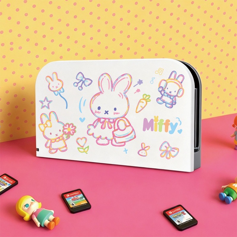 Cute Miffy Gaming Console Prot - Gaming Console Nintendo Switch Oled Model recension och pris