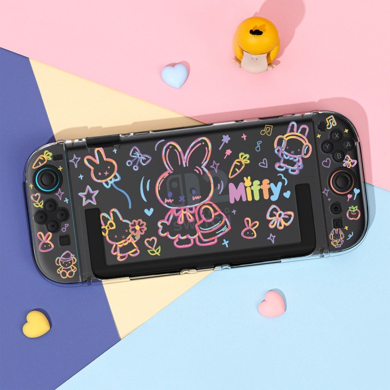 Cute Miffy Gaming Console Prot - Gaming Console Nintendo Switch Oled Model recension och pris