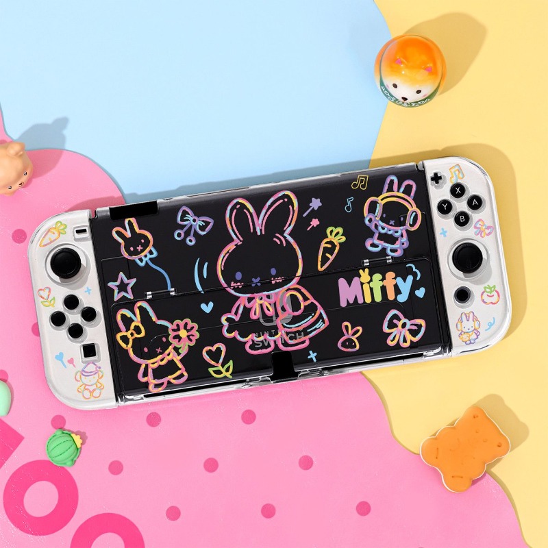 Cute Miffy Gaming Console Prot - Gaming Console Nintendo Switch Oled Model recension och pris