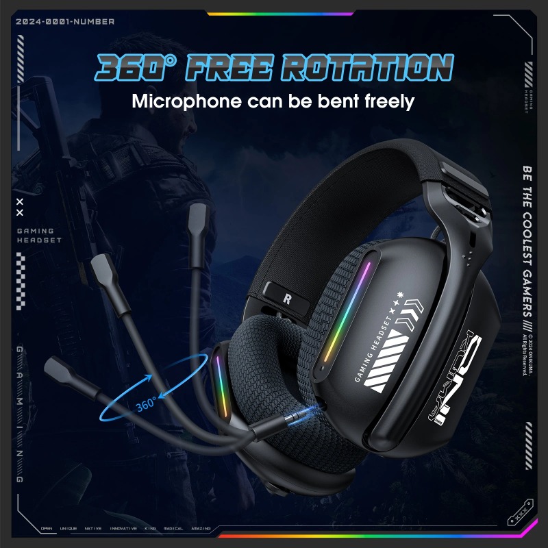 ONIKUMA GT808 Gaming Headset W - Gaming Console In Amazon recension och pris