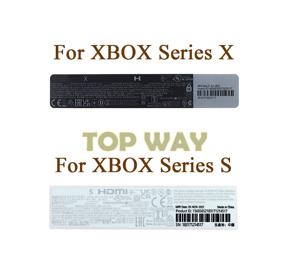 5PCS Housing Shell Sticker Lab - Gaming Console Xbox Series S recension och pris