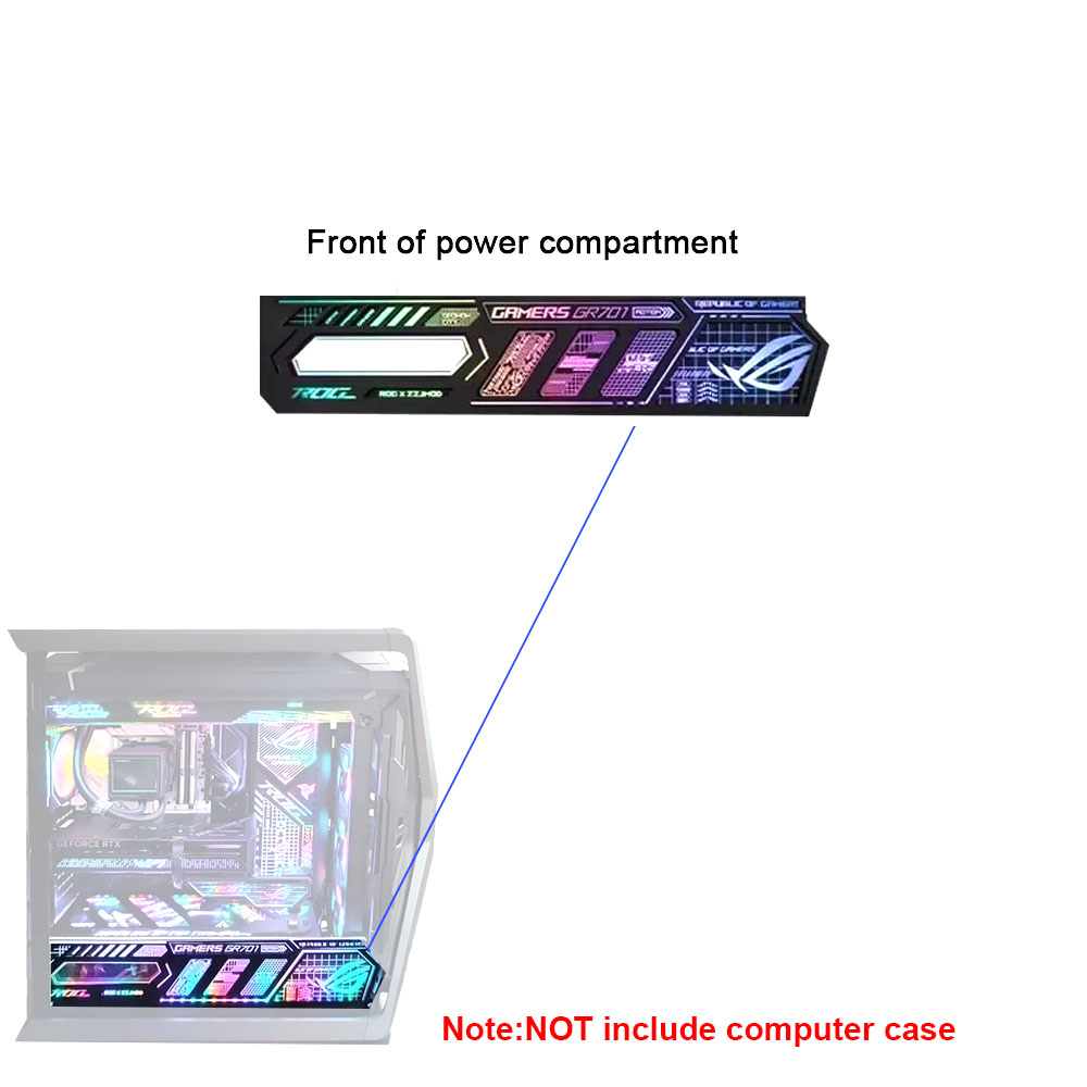 ARGB ROG GR701 HYPERION Chassi - Gaming Console Tower recension och pris